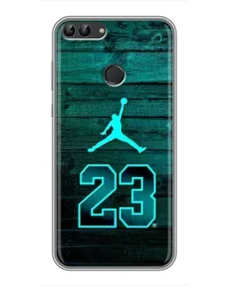 Чехол для Huawei Honor 9 Lite с картинкой «Jordan Cyan 23»