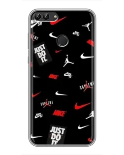 Чехол для Huawei Honor 9 Lite с картинкой «Nike Mix Pattern»