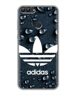 Чехол для Huawei Honor 9 Lite с картинкой «Adidas Trefoil Blue»
