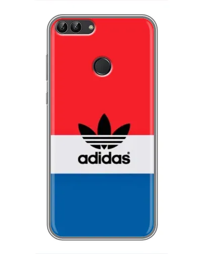 Чехол для Huawei Honor 9 Lite с картинкой «Ретро блоки Adidas»