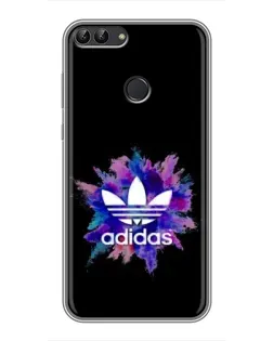 Чехол для Huawei Honor 9 Lite с картинкой «Взрыв красок Adidas»