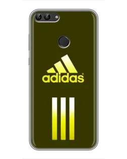 Чехол для Huawei Honor 9 Lite с картинкой «Оливковый градиент Adidas»