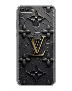 Чехол для Huawei Honor 9 Lite с картинкой «Кожаная текстура LV»