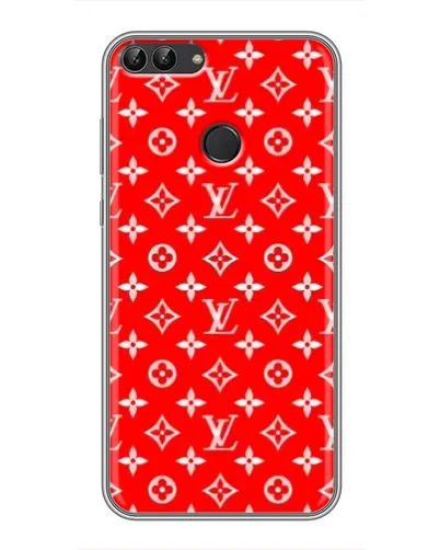 Чехол для Huawei Honor 9 Lite с картинкой «Яркий паттерн LV»