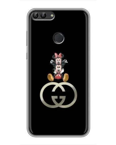 Чехол для Huawei Honor 9 Lite с картинкой «Минни Маус на лого» Чехол для Huawei Honor 9 Lite с картинкой «Минни Маус на лого»