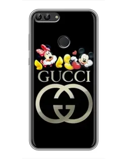Чехол для Huawei Honor 9 Lite с картинкой «Gucci — герои Disney»