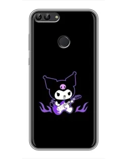 Чехол для Huawei Honor 9 Lite с картинкой «Электрическая Kuromi» Чехол для Huawei Honor 9 Lite с картинкой «Электрическая Kuromi»