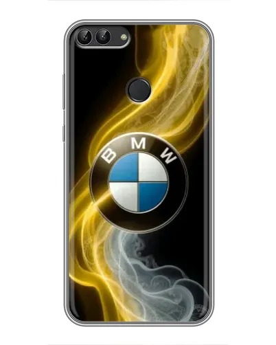 Чохол для Huawei Honor 9 Lite з картинкою «Золотистий дим BMW»