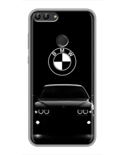 Чохол для Huawei Honor 9 Lite з картинкою «BMW — погляд з темряви»