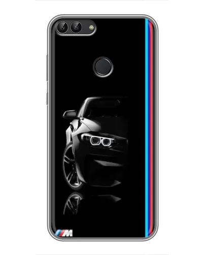 Чохол для Huawei Honor 9 Lite з картинкою «Силует BMW в темряві»