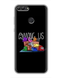 Чохол для Huawei Honor 9 Lite з картинкою «Логотип Among Us»