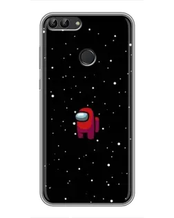 Чохол для Huawei Honor 9 Lite з картинкою «Червоний Among Us»
