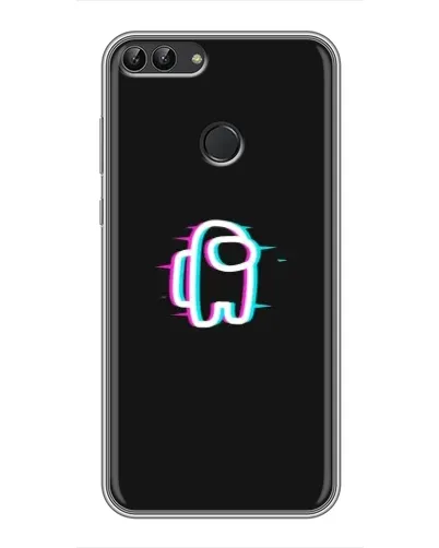 Чохол для Huawei Honor 9 Lite з картинкою «Among Us неон»