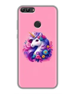 Чехол для Huawei Honor 9 Lite с картинкой «Сказочный единорог»