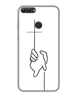 Чохол для Huawei Honor 9 Lite з картинкою «Рука тримає»
