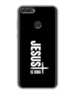 Чехол для Huawei Honor 9 Lite с картинкой «Вертикаль веры Jesus»