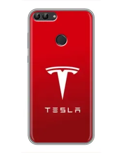 Чохол для Huawei Honor 9 Lite з картинкою «Tesla Red Classic»