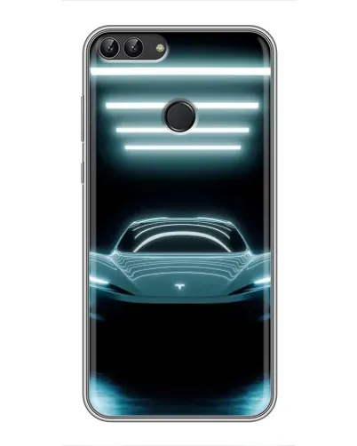 Чохол для Huawei Honor 9 Lite з картинкою «Tesla в неоні» Чохол для Huawei Honor 9 Lite з картинкою «Tesla в неоні»