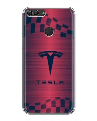 Чохол для Huawei Honor 9 Lite з картинкою «Тесла червоний карбон» Чохол для Huawei Honor 9 Lite з картинкою «Тесла червоний карбон»