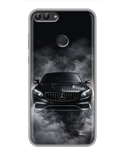 Чохол для Huawei Honor 9 Lite з картинкою «Mercedes у диму»