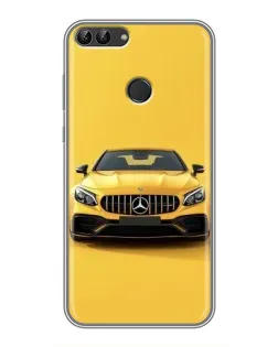 Чохол для Huawei Honor 9 Lite з картинкою «Жовтий Mercedes GT»