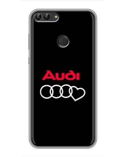 Чохол для Huawei Honor 9 Lite з картинкою «Логотип Audi Heart»