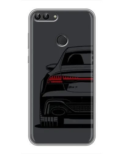 Чохол для Huawei Honor 9 Lite з картинкою «Задня частина Audi — арт»