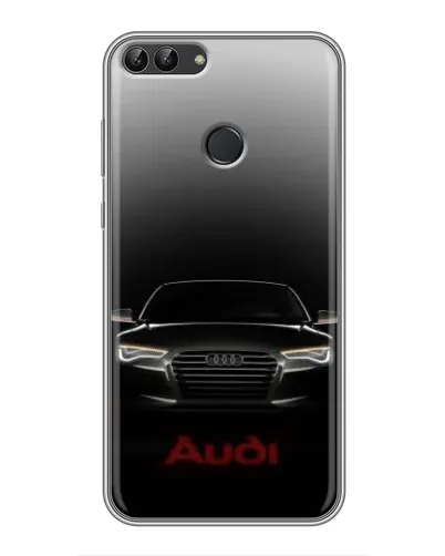 Чохол для Huawei Honor 9 Lite з картинкою «Audi — градієнтний контур»