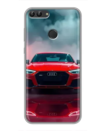 Чохол для Huawei Honor 9 Lite з картинкою «Audi RS — червоний стиль»