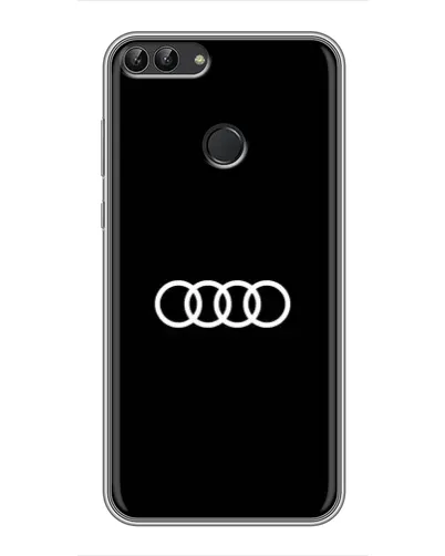 Чохол для Huawei Honor 9 Lite з картинкою «Audi White Logo»