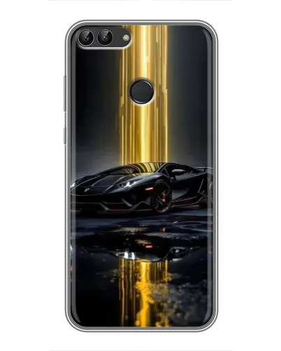 Чохол для Huawei Honor 9 Lite з картинкою «Нічний Lamborghini драйв»