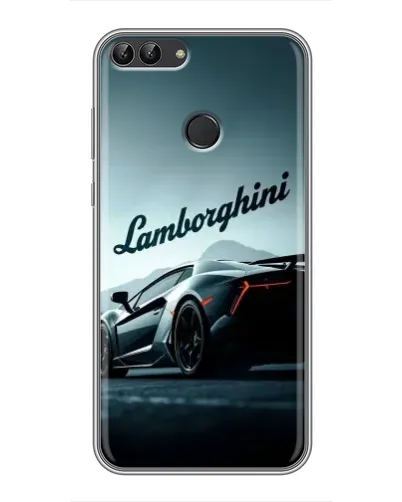 Чохол для Huawei Honor 9 Lite з картинкою «Класичний Lamborghini надпис»