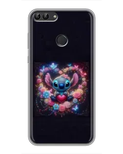 Чохол для Huawei Honor 9 Lite з картинкою «Stitch у квітах» Чохол для Huawei Honor 9 Lite з картинкою «Stitch у квітах»