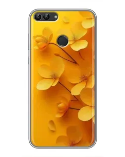 Чохол для Huawei Honor 9 Lite з картинкою «Золоті пелюстки»