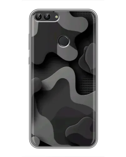 Чехол для Huawei Honor 9 Lite с картинкой «Темный абстрактный камуфляж»