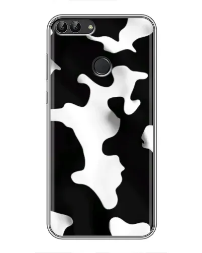 Чехол для Huawei Honor 9 Lite с картинкой «Черно-белое пятно»