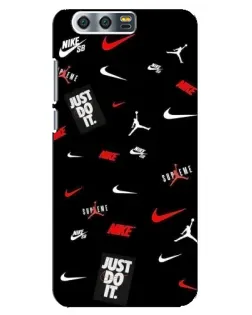 Чохол для Huawei Honor 9 (Glory 9, STF) з картинкою «Nike Mix Pattern»