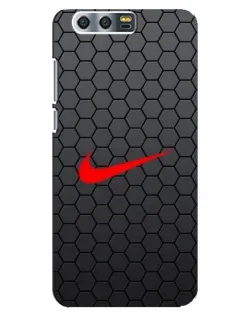 Чохол для Huawei Honor 9 (Glory 9, STF) з картинкою «Nike — карбонова сітка»