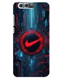 Чохол для Huawei Honor 9 (Glory 9, STF) з картинкою «Техногенний стиль Nike»