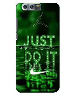 Чохол для Huawei Honor 9 (Glory 9, STF) з картинкою «Зелений неоновий Nike»