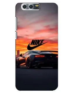 Чохол для Huawei Honor 9 (Glory 9, STF) з картинкою «Nike та суперкар»