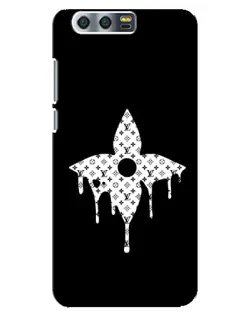 Чехол для Huawei Honor 9 (Glory 9, STF) с картинкой «Цветочная монограмма»
