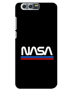 Чохол для Huawei Honor 9 (Glory 9, STF) з картинкою «NASA — класика Red Blue»