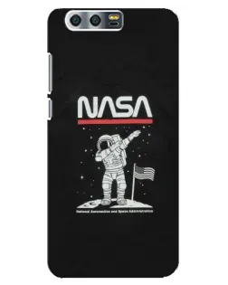 Чохол для Huawei Honor 9 (Glory 9, STF) з картинкою «NASA — крокуємо по Місяцю»