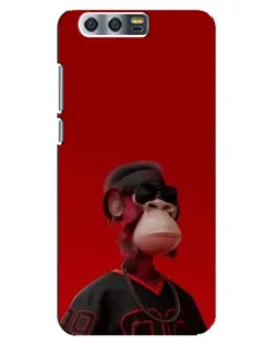 Чохол для Huawei Honor 9 (Glory 9, STF) з картинкою «Bored Ape в червоному»