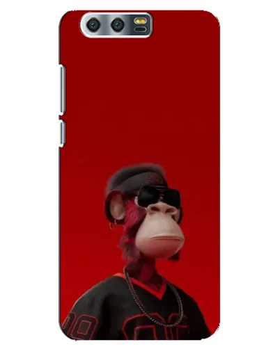 Чохол для Huawei Honor 9 (Glory 9, STF) з картинкою «Bored Ape в червоному»