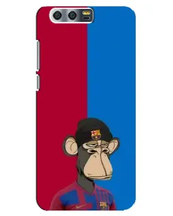 Чохол для Huawei Honor 9 (Glory 9, STF) з картинкою «Bored Ape — фанат Барси»