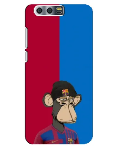 Чохол для Huawei Honor 9 (Glory 9, STF) з картинкою «Bored Ape — фанат Барси»