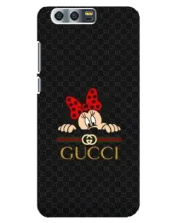 Чохол для Huawei Honor 9 (Glory 9, STF) з картинкою «Мінні Маус Gucci — чорний»