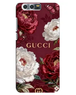 Чохол для Huawei Honor 9 (Glory 9, STF) з картинкою «Gucci — бордові троянди»